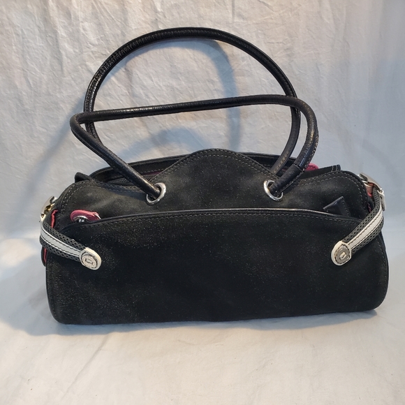 Cole Haan black suede handbag - Picture 2 of 10